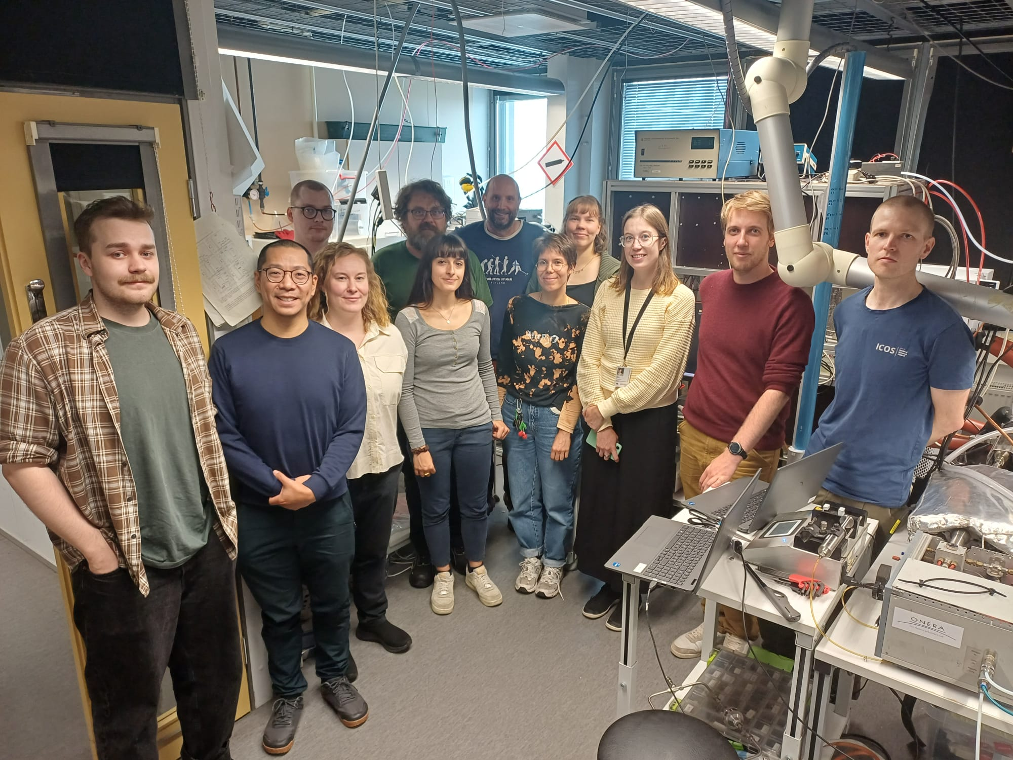 ESCAPE–mini-CAST measurement team at the University of Helsinki, August 2026